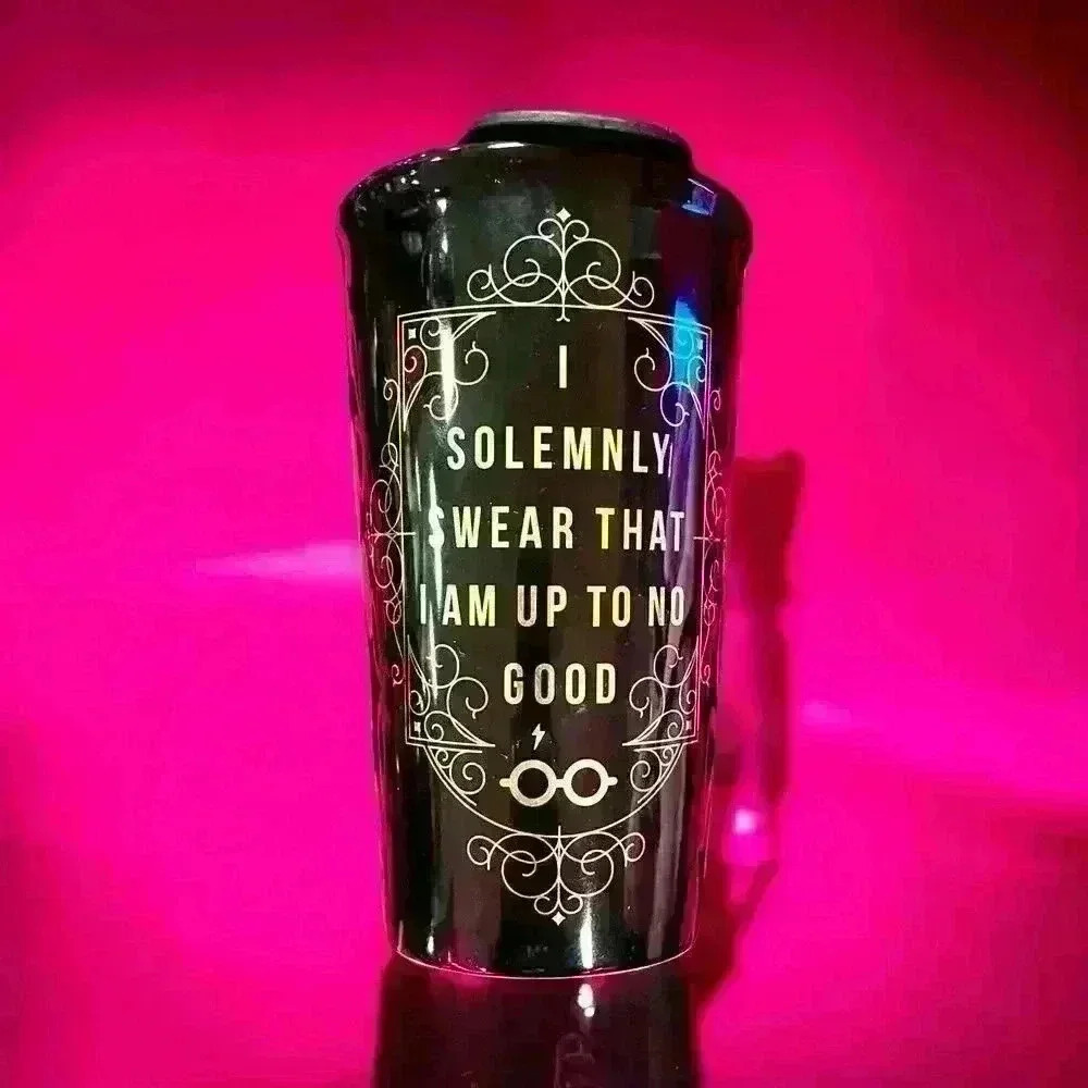 Harry Potter Travel Tumbler Mug | Solemnly Swear I’m  Up to No Good 20oz Fantasy